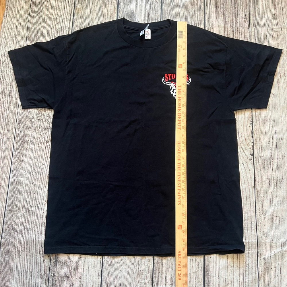 VTG 2002 Sturgis South Dakota Eagle USA Flag T-Shirt Adult XL Black - Picture 4 of 7
